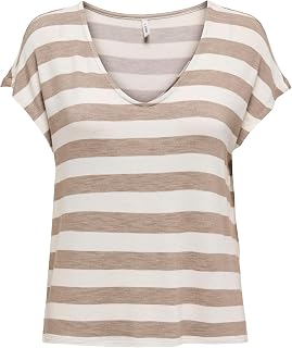 ONLY Onllira Life S/S V-Neck Top Jrs Noos Onllira Life S/S V-Neck Top Jrs Noos Women (Pack of 1)