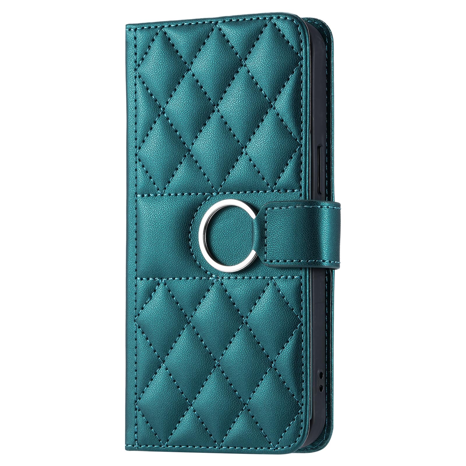 UnivoColors Galaxy S21 Plus 5G (SC-02B/SCG10) Quilted Leather Style Folio Case w