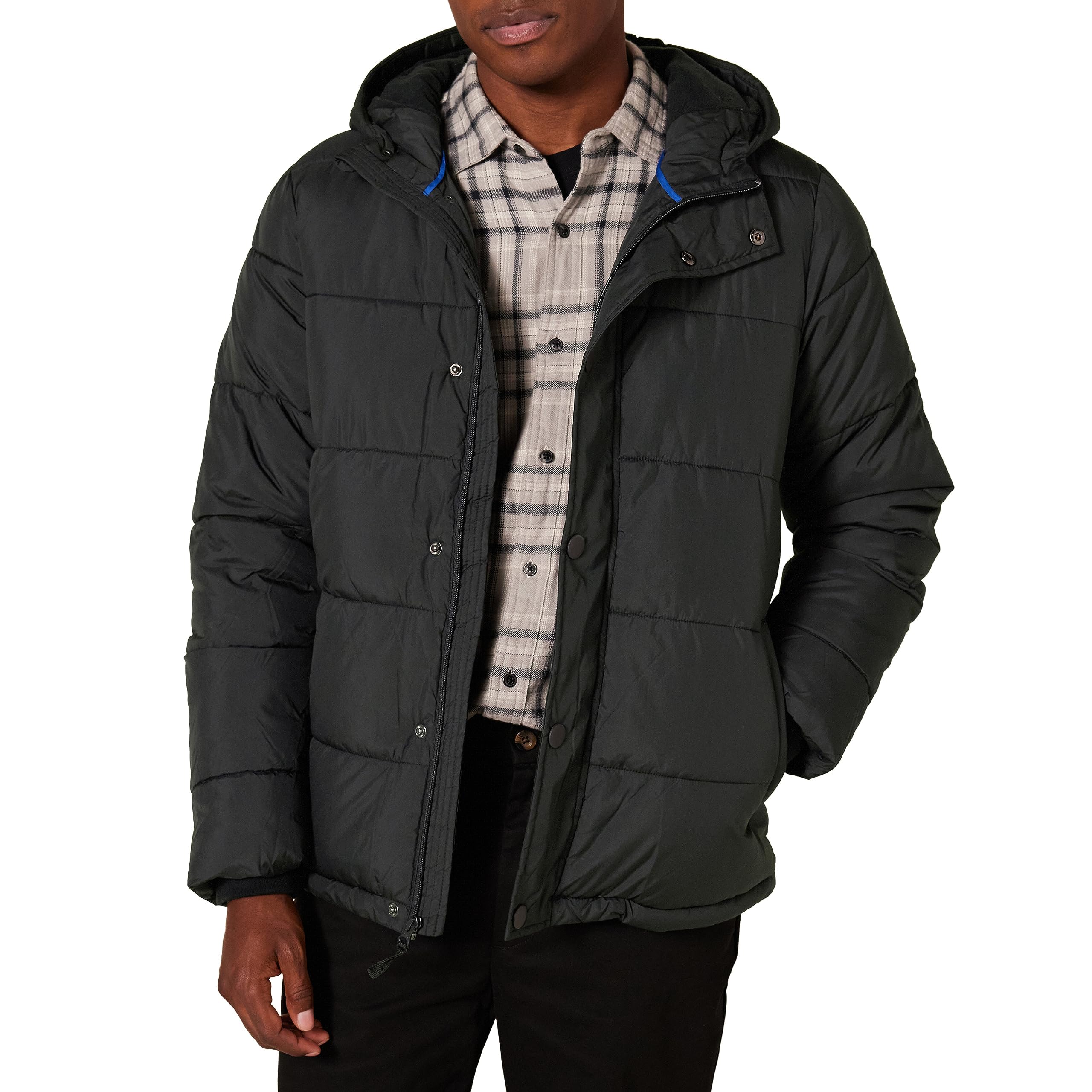 Amazon Essentials Men's Winter Heavyweight Hooded Puffer Coat