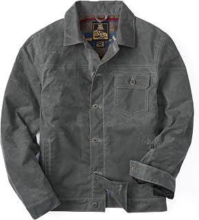 Huckberry Flint and Tinder Men's Wool-Lined Waxed Trucker Jacket, Built for Layering