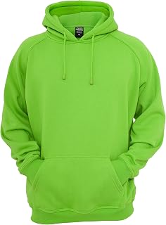 Urban Classics Men's Plain Hooded Sweatshirt Black 65% Cotton, 35% Polyester Oversize