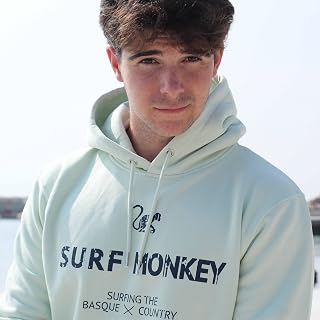 DRESSED IN MUSIC PLAY WITH ME Hoodie Men/women Eco-Friendly Hoodie – Organic Cotton Gots Surf Monkey®, Mottled navy