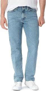 Wrangler Authentics Men's Classic 5-Pocket Relaxed Fit Flex Jean, Blue, 38W x 29L