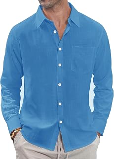 J.Ver Men's Pajama Pants Button Down Shirt