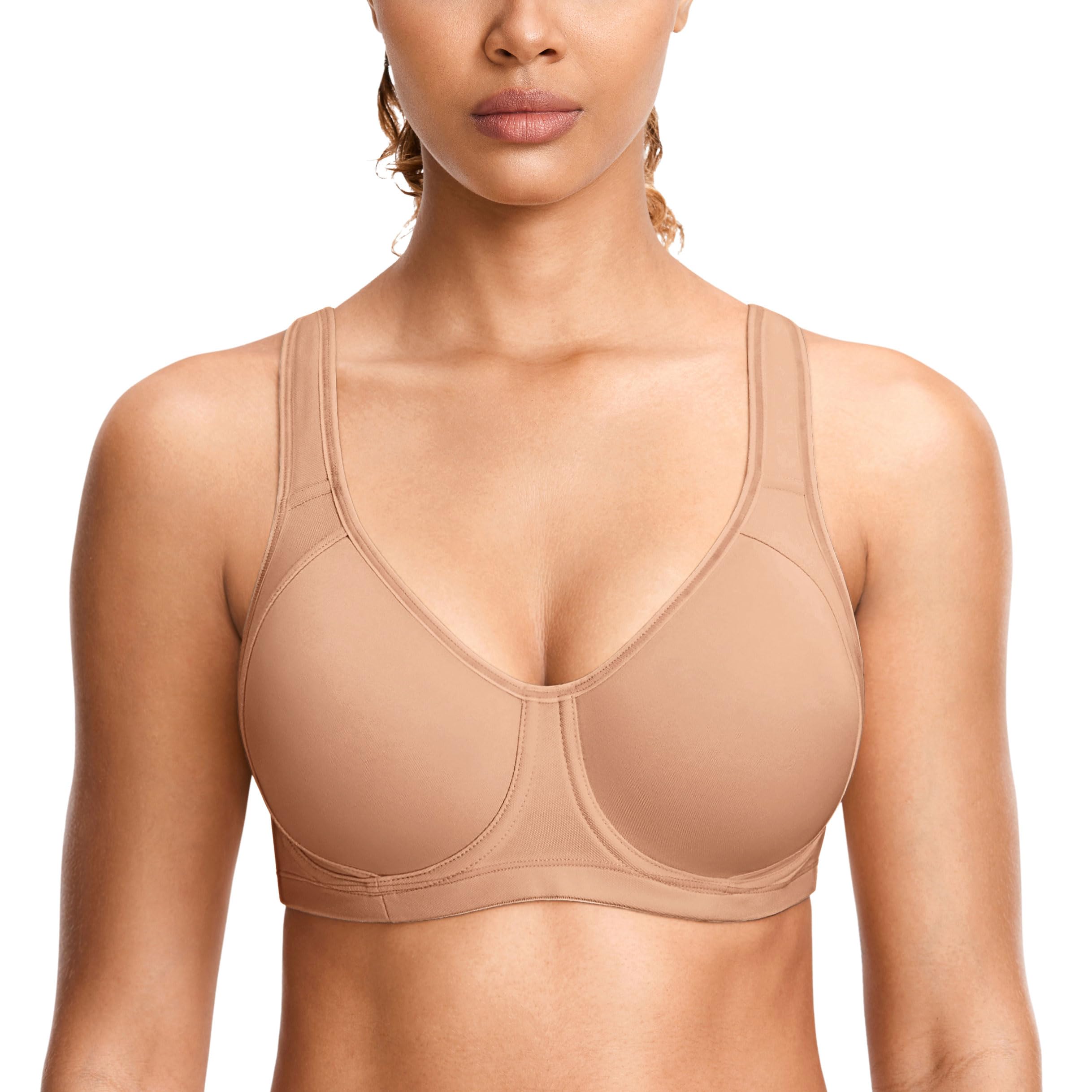 SYROKAN Women's Sports Bra with Underwire