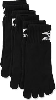 MIZUNO(ミズノ) メンズ 5本指ソックス 10cm丈 ワンポイント 3足組 スクール 高耐久設計 学校 制服 部活 スポーツ489-276メンズ