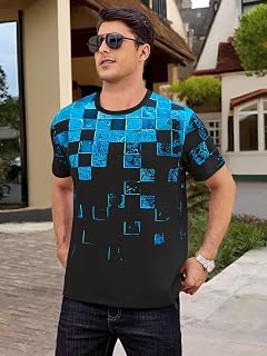 Men's Summer Tropical Vacation Short Sleeve T Shirts Streetwear Beach Party Casual Wear