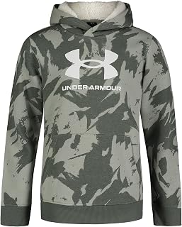 Under Armour Sweat à capuche pour garçon, polaire douce et confortable, collection extérieur, couleur sauge, YSM