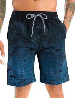 APTRO Men's Swimwear Beach Surfing Swimming Pool Hawaiian Print Summer