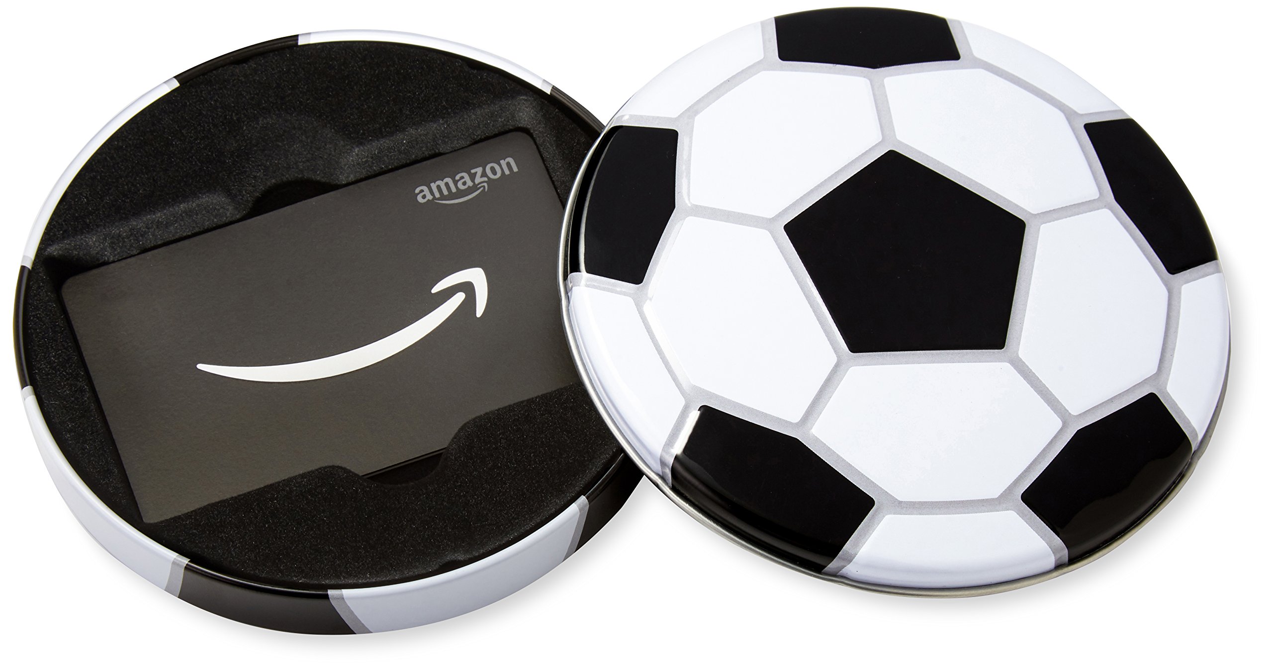 Amazon.com Gift Card in a Soccer Tin