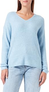 VMCREWLEFILE Knitted Sweater V Neck Long Sleeves Knit Sweater