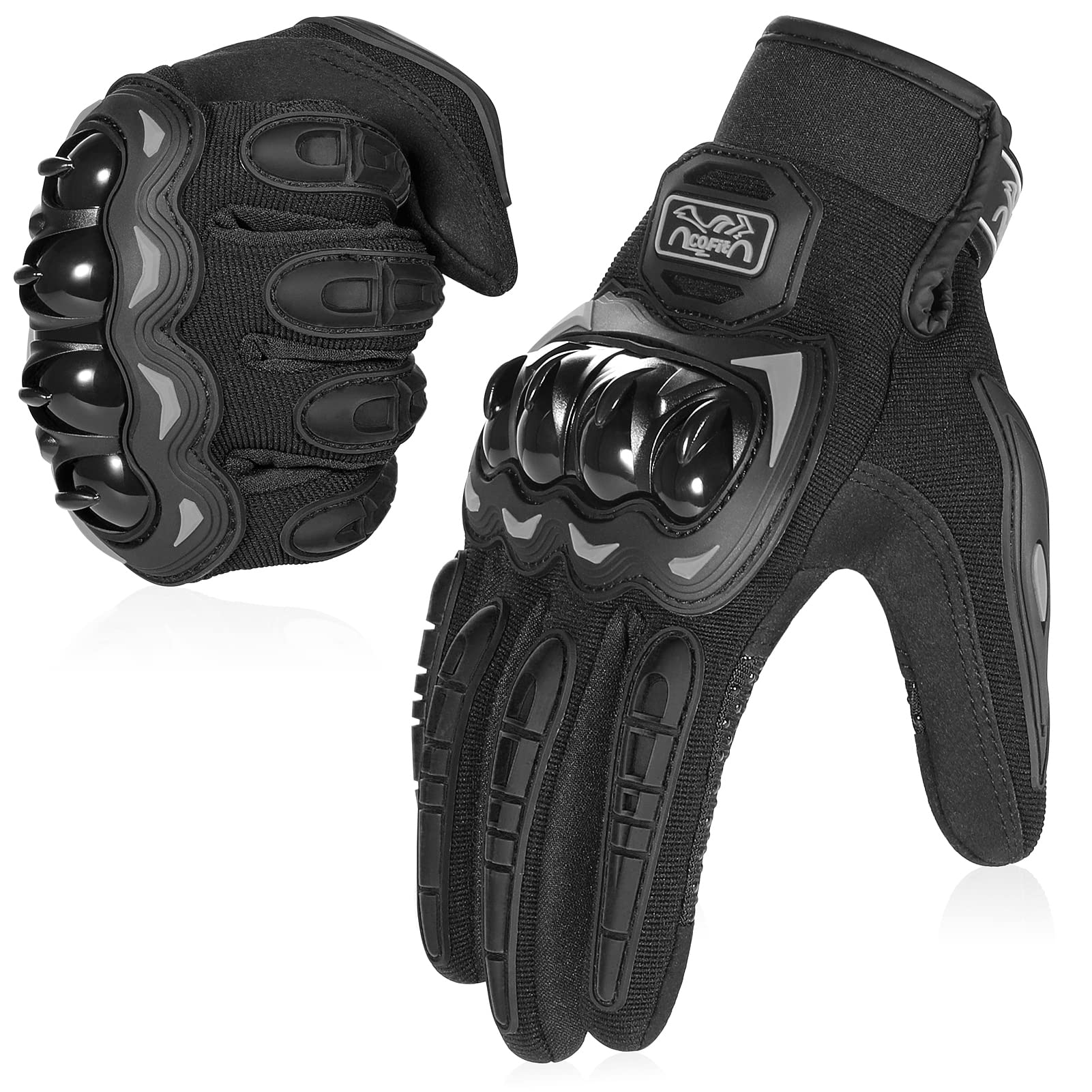 COFIT Motorcycle Gloves, Full Finger Touch Screen Gloves for Motorcycle Racing, 