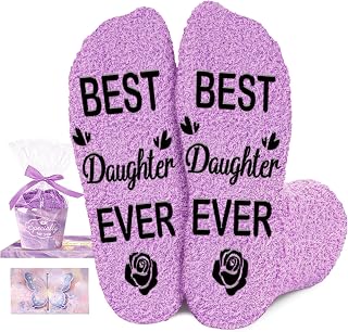 Gifts for Women - Fuzzy Socks Christmas Birthday Stuff for Grandma Sister Mother Daughter in Law, Dog Cat Lover Gift