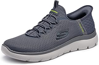 Skechers Uomo Slip-Ins Summits Scarpe da Ginnastica di Alta Gamma, Black/Black