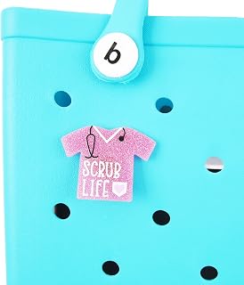 Charm Accessory for Bogg Bags and Simply Southern Totes, Inserts Decorative Accessories for Similar Beach Bag