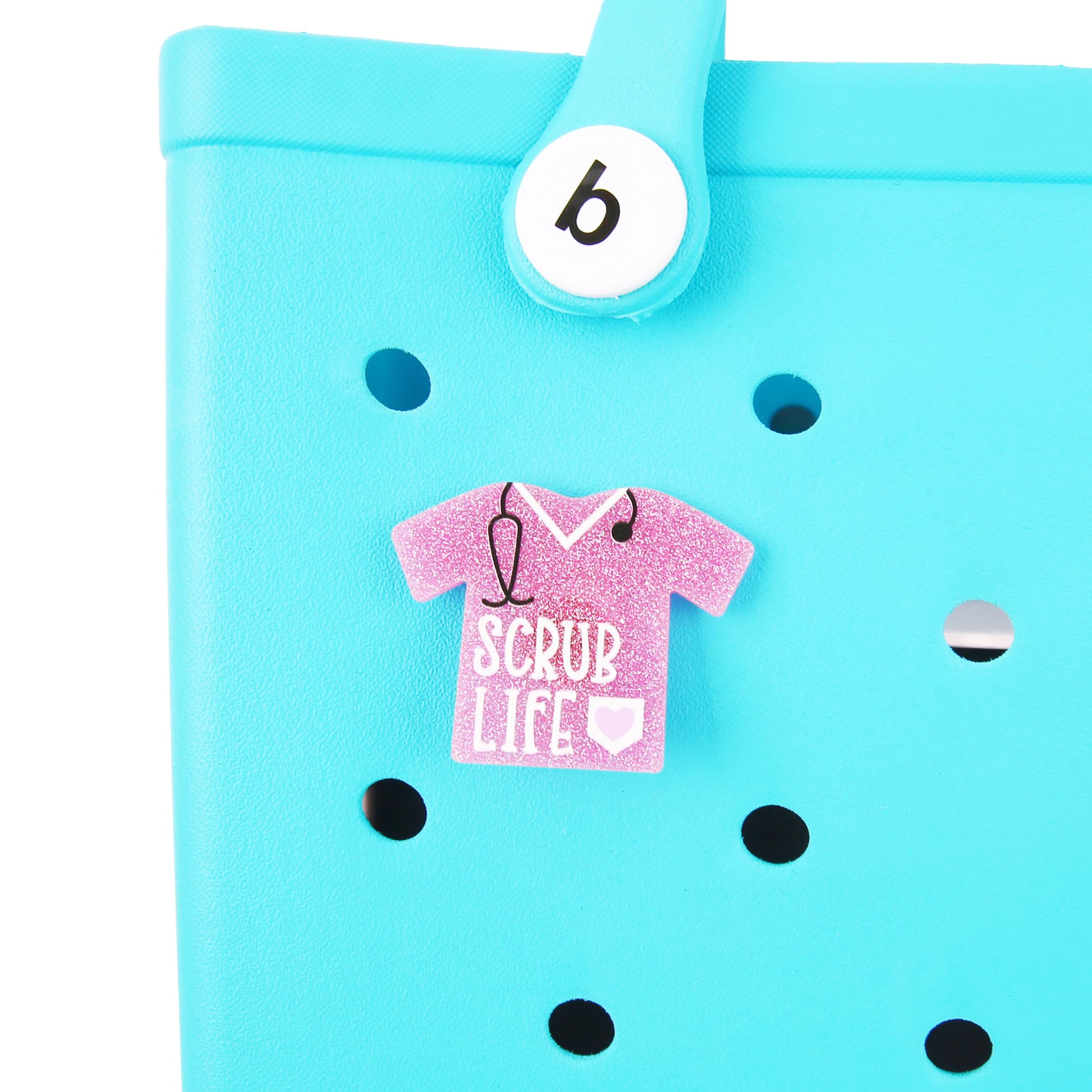 Charm Accessory for Bogg Bags and Simply Southern Totes, Inserts Decorative Acce
