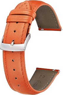BINLUN Leather Watch Bands Quick Release Premium Calfskin Replacement Watch Strap Multicolors Watchbands for Men Women 12mm 14mm 16mm 18mm 19mm 20mm 21mm 22mm