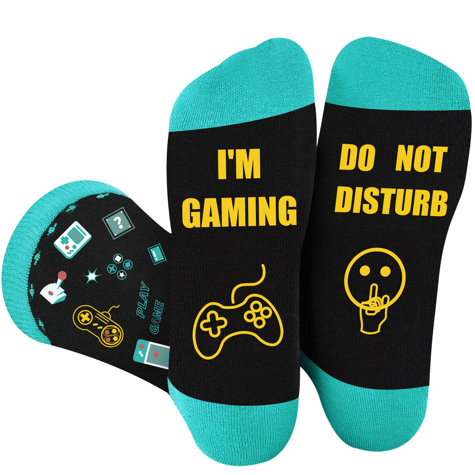 Effeet Funny Socks Men, Novelty Gamer Gifts for Men, Stocking Fillers | Gift-rea