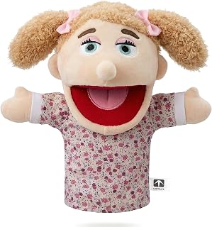 Family Hand Puppets for kids,Includes Grandpa,Grandma,Dad,Mom,Daughter,Son with Movable Open Mouths,Perfect for Storytelling,Teaching,Preschool,Birthday Gifts,1 PCS