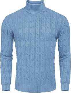 Coofandy Camisas Casuales de Manga Larga con Estampado de Cachemira para Hombre