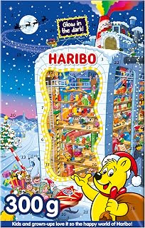 HARIBO Advent Calendar 300g – Festive Sweet Treats, Christmas Sweets Gift & Countdown Calendar