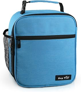 Hap Tim Lunch Bag for Boys, Insulated Lunch Box for Kids Boys,Tough & Spacious Adults Cooler Bento Box for Men & Women(CA18654-BL)