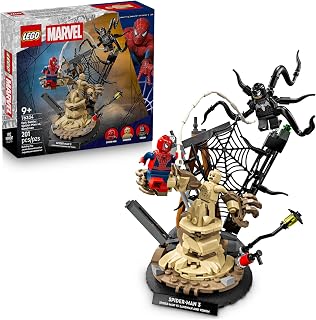 LEGO Marvel Epic Battle: Spider-Man vs. Sandman 76334 76334 | Building Toy for Boys & Girls, Ages 9+, Super Hero Toy for Pretend Play, 3 Marvel Minifigures, 201 Pieces, Gift for Birthdays