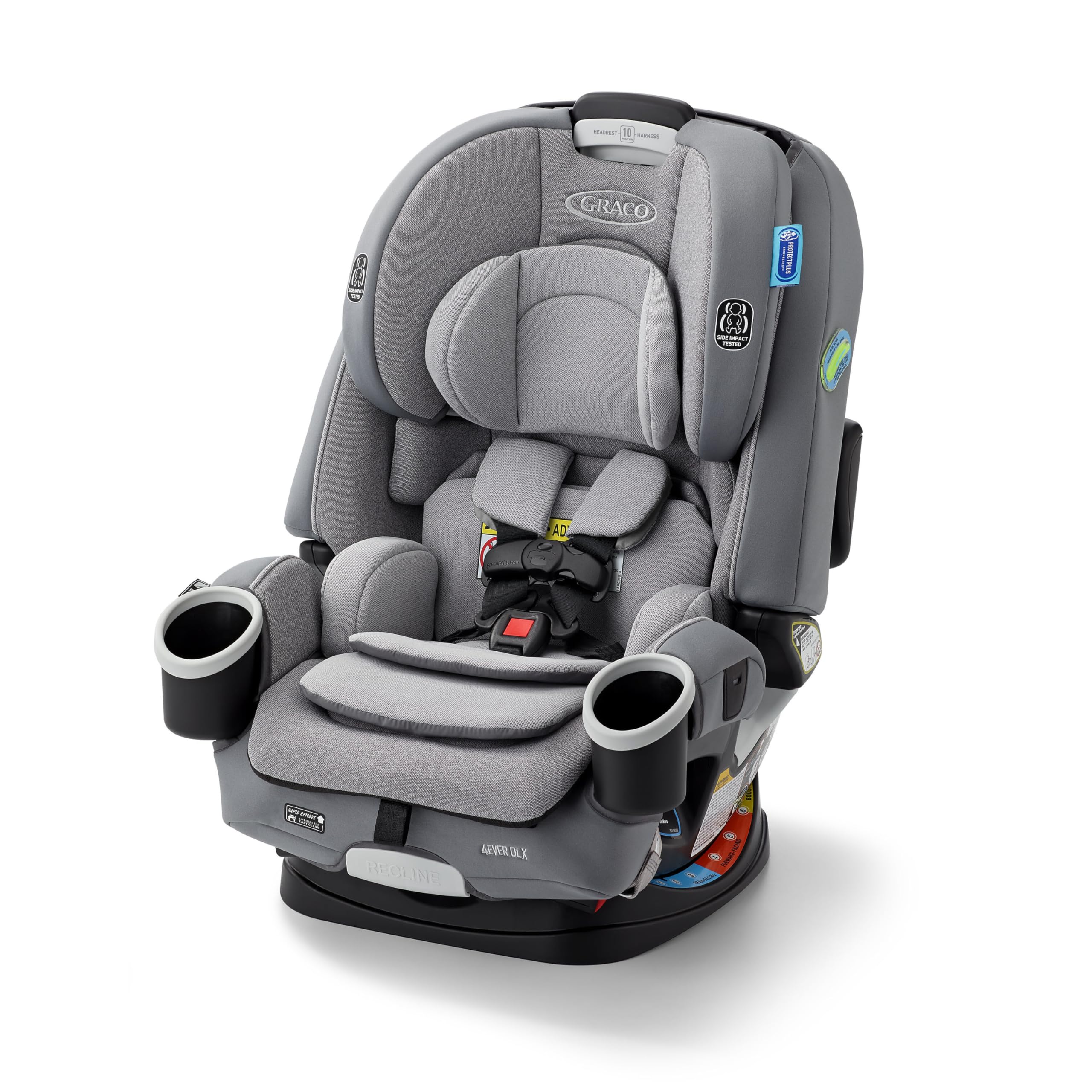Graco 4Ever DLX 4-in-1 Convertible Car Seat, Charlie | 4 Modes of Use: Rear & Fo
