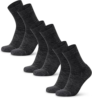 DANISH ENDURANCE Hiking Light Socks, Thin, Climbing Socks, Merino Wool, Blister Prevention, Lightweight, For Summer, Breathable, Antibacterial, Odor Resistant, Sweat Absorbent, Quick Drying, Sports