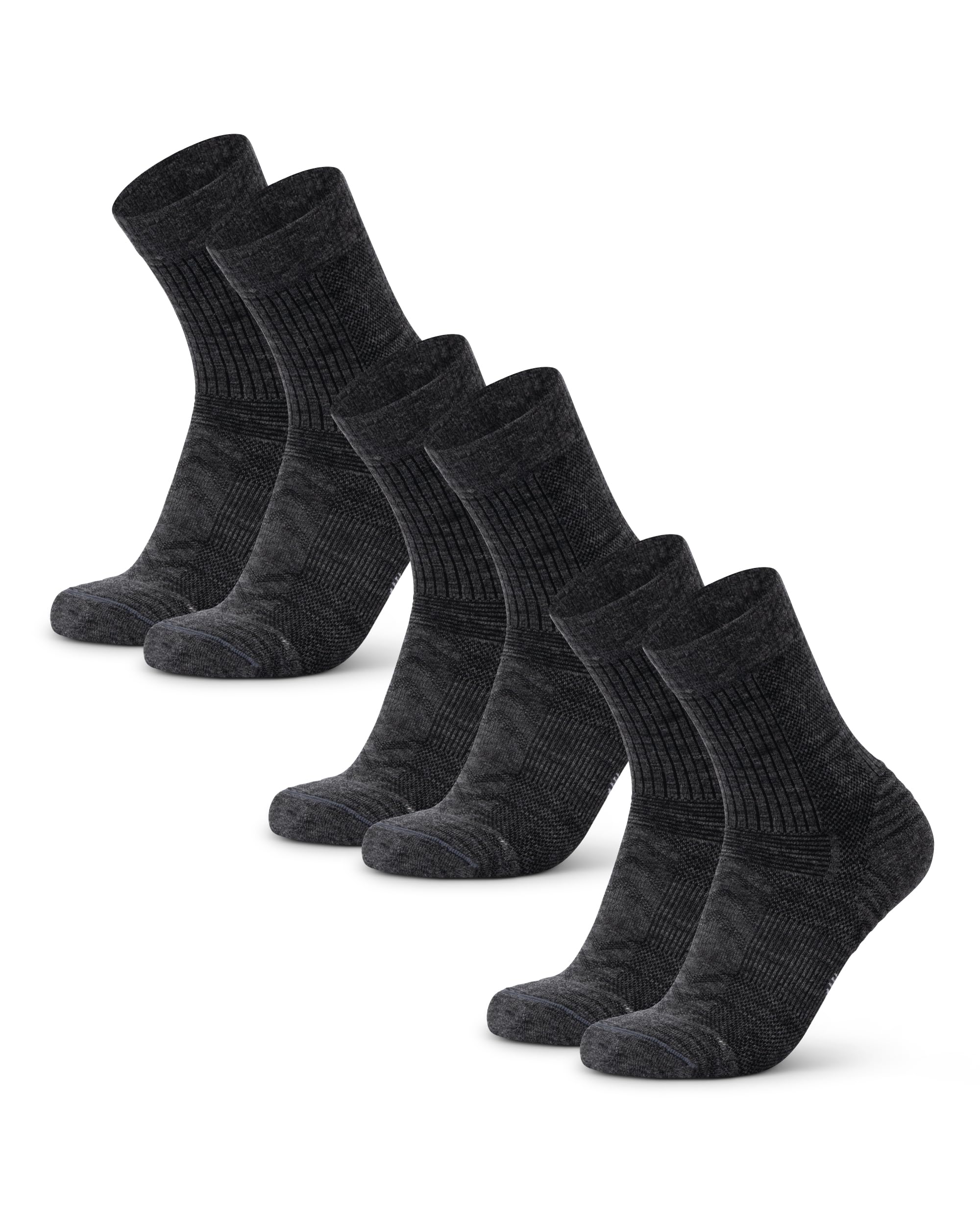 DANISH ENDURANCE Hiking Light Socks, Thin, Climbing Socks, Merino Wool, Blister 