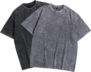 Oversized T-shirt, women's men's cotton t-shirt, 2-piece sports t-shirt, S-5XL, black and various colours
