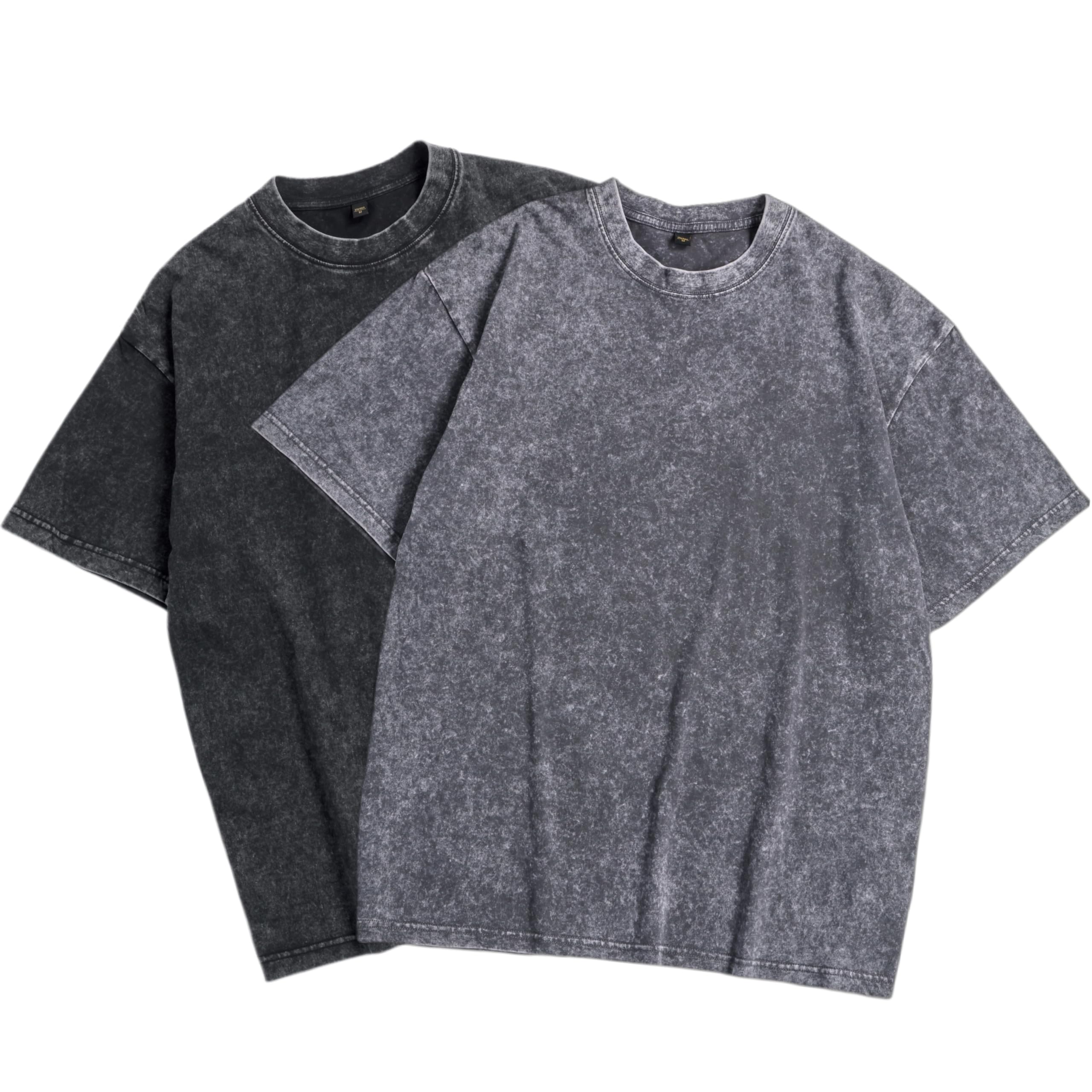 Oversized T-shirt, women's men's cotton t-shirt, 2-piece sports t-shirt, S-5XL, 