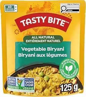 Tasty Bite All Natural Vegetable Biryani Rice, 125G
