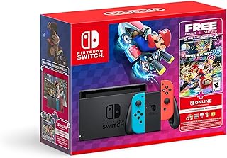Nintendo Switch™ Mario Kart™ 8 Deluxe Bundle (Full Game Download + 3 Mo. Nintendo Switch Online Membership Included)