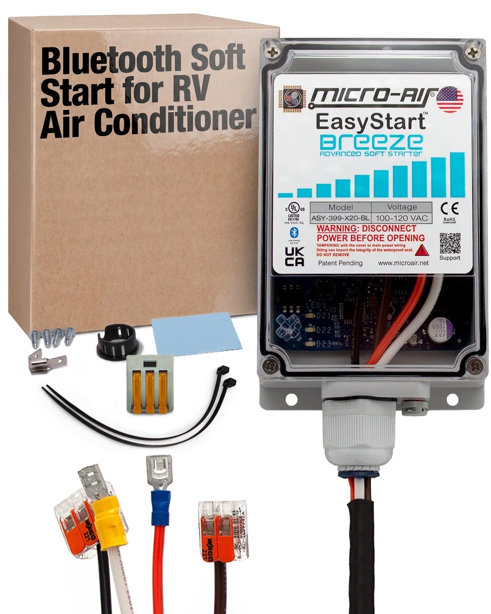 MICRO-AIR EasyStart Breeze 399 Bluetooth Soft Start for RV Air Conditioner | Inc
