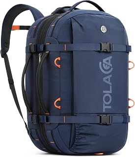 Tolaccea Travel Backpack 40L-50L Airplane Cabin, Large Backpack for PC 16"