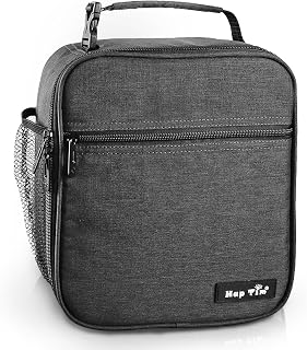 Hap Tim Lunch Bag for Men, Insulated Lunch Box for Men & Kids,Boite a Lunch Homme, Suitable ​for Work, Dark Grey(CA18654-DG)