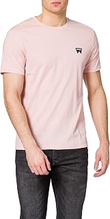 Wrangler - Men's T Shirt - Regular Fit - Sign Off Tee - Faded Black
