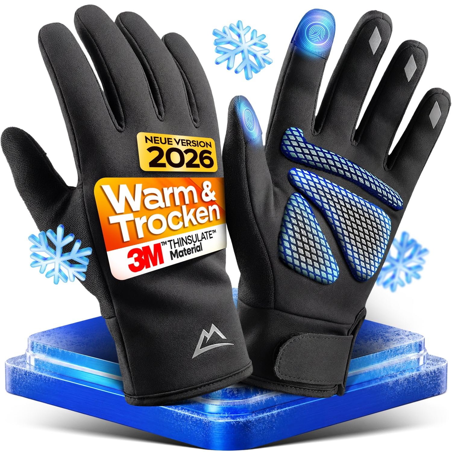 Nextcover® Winter Cycling Gloves Men & Women with ThermoShield 2.0 I Unisex Wint