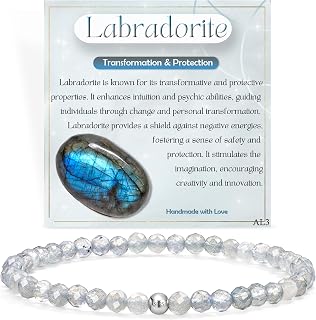 Farfume Winzig Perlenarmband Zierlich Edelstein Armband