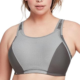 Glamorise Plus Size Wirefree Sports Bra, Tank Top Model, No Support #1066