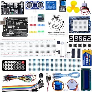 ELEGOO UNO R3 Project Super Starter Kit Compatible with Arduino IDE | with Tutorial for Beginners