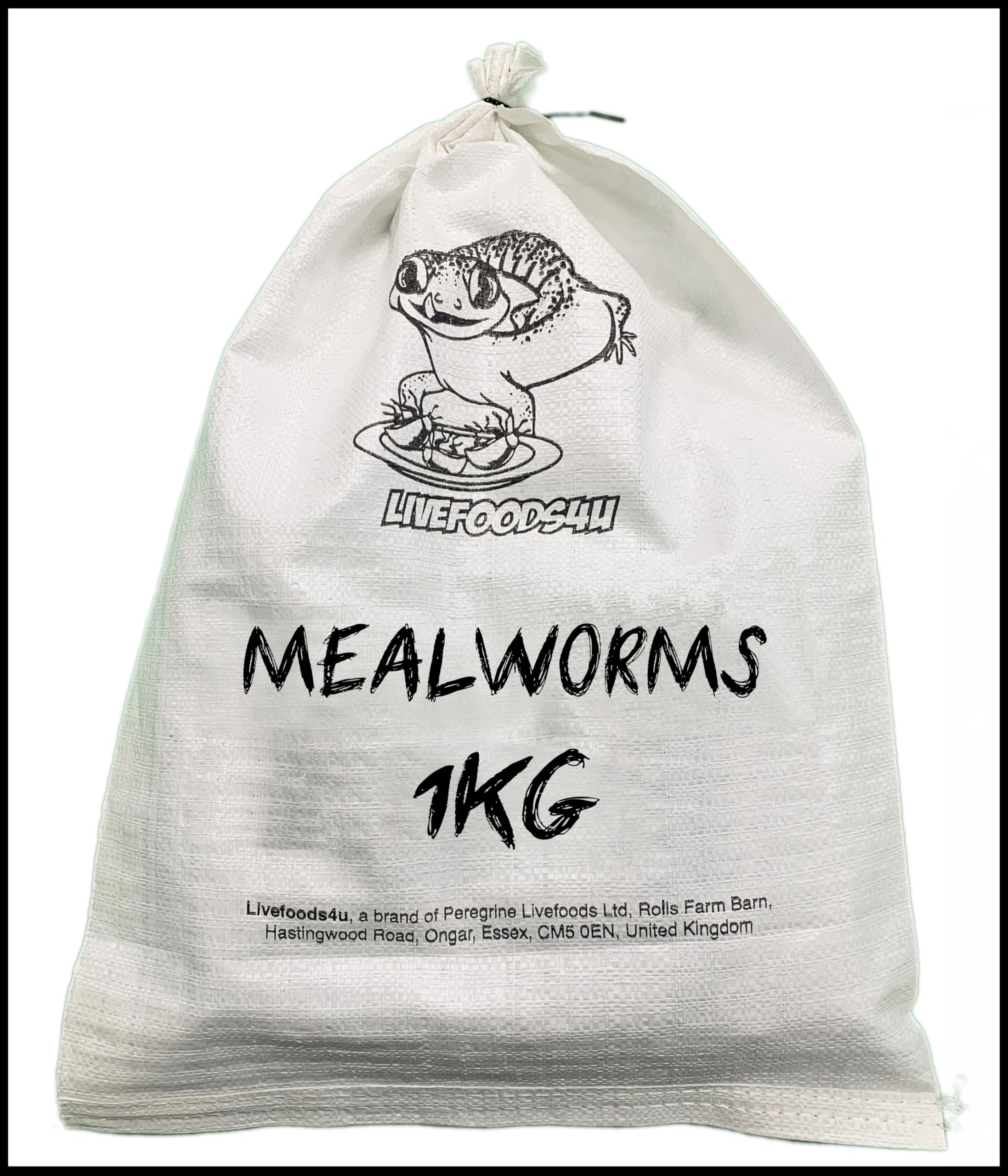 Livefoods4u Live Mealworms 1kg Bulk Bag 20-30mm | High Protein Reptile Food | Wi