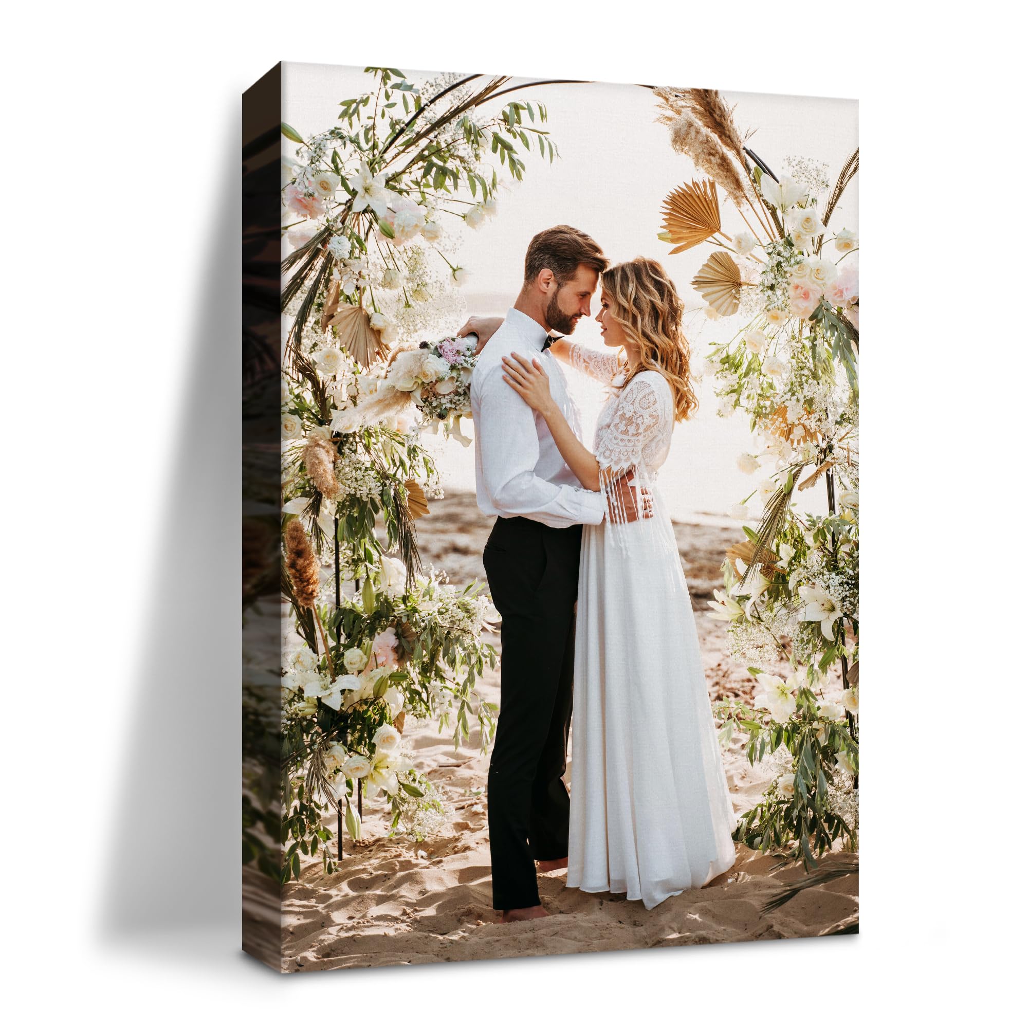Udiyfun Personalised Canvas Prints, Photo Canvas Framed, Custom Picture Print Wa