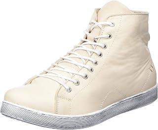 Andrea Conti Lacets pour Femme Basket, Sable, 36 EU
