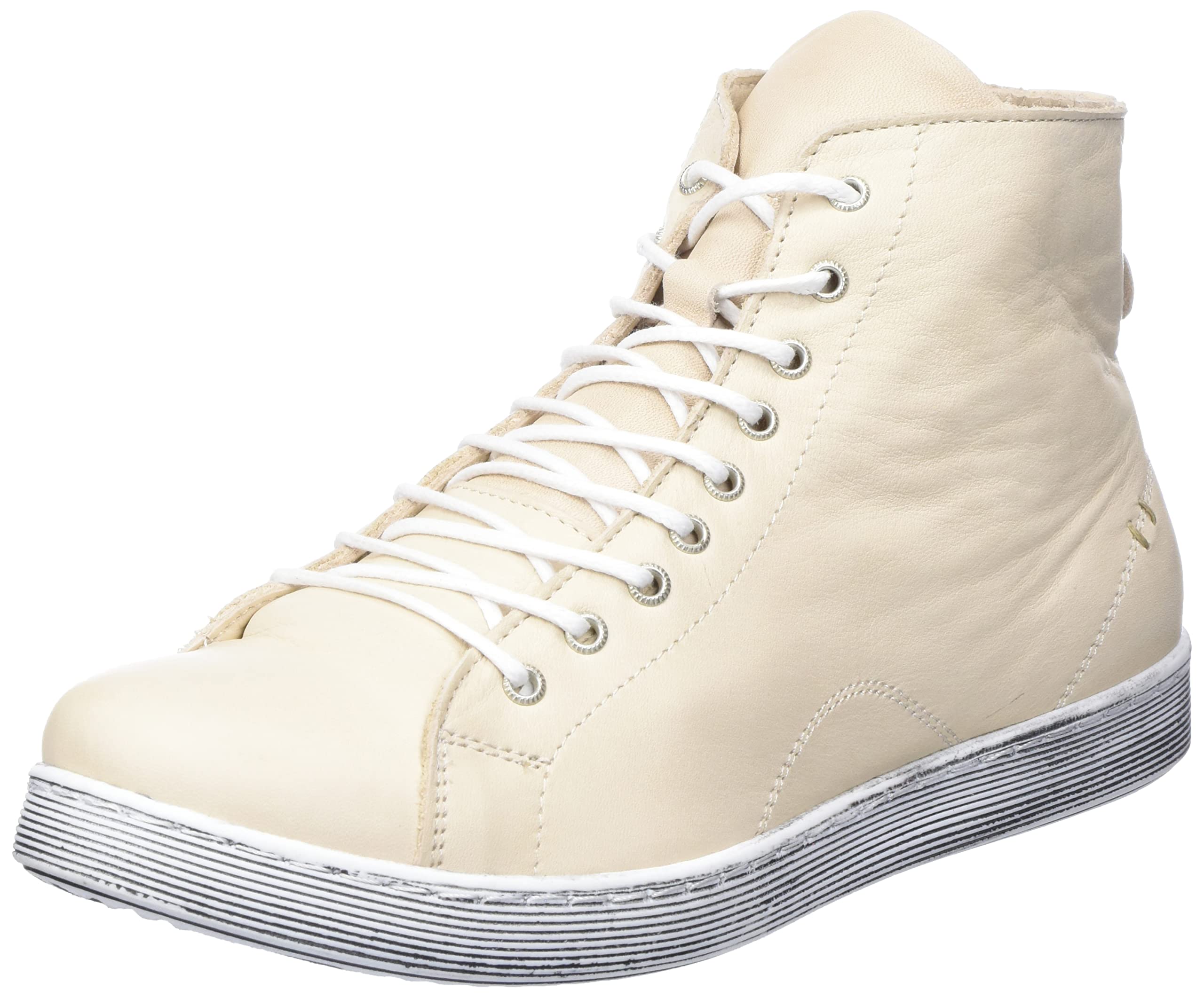 Andrea Conti Lacets pour Femme Basket, Sable, 36 EU