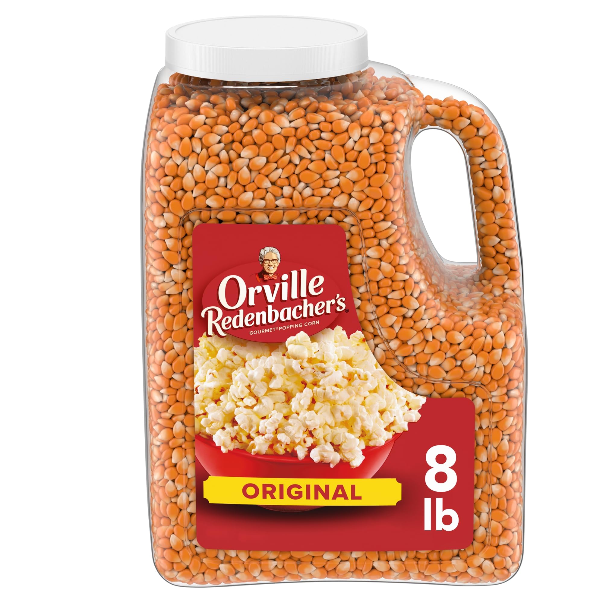 Orville Redenbacher's Gourmet Popcorn Kernels, Original Yellow, 8 lb. | 4g fiber