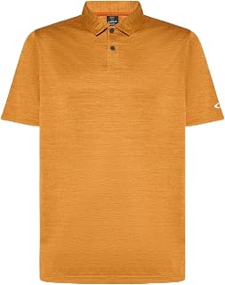 Oakley Aero Hydrolix Polo Shirt, Ginger Heather, S