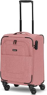 REDOLZ Soft Cabin Trolley 55cm | Lightweight Cabin Luggage with 4 Double Wheels and Combination Lock | 55 × 37 × 23 cm 2.25 kg for Women and Men - Essentials 12