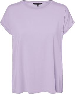 VERO MODA Vmava Plain Ss Top Gajrs Noos T-Shirt Women